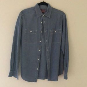 Verona size small denim dress shirt